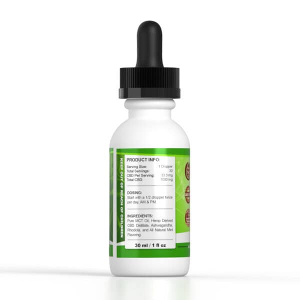 Plant Power 1000mg CBD for Stress & Anxiety - Image 2