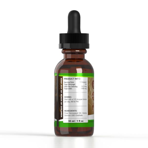 Plant Power Hempseed Based 1000mg CBD Tincture - Image 2