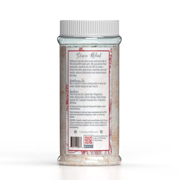 Tru Infusion 300mg CBD Bath Salts with Orange & Lavender - Image 2