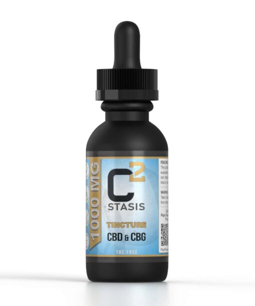 C2 Stasis 1000mg CBD & CBG Tincture