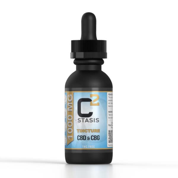 C2 Stasis 1000mg CBD & CBG Tincture