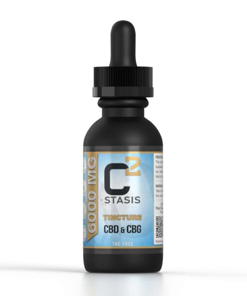 C2 Stasis 6000mg CBD & CBG Tincture