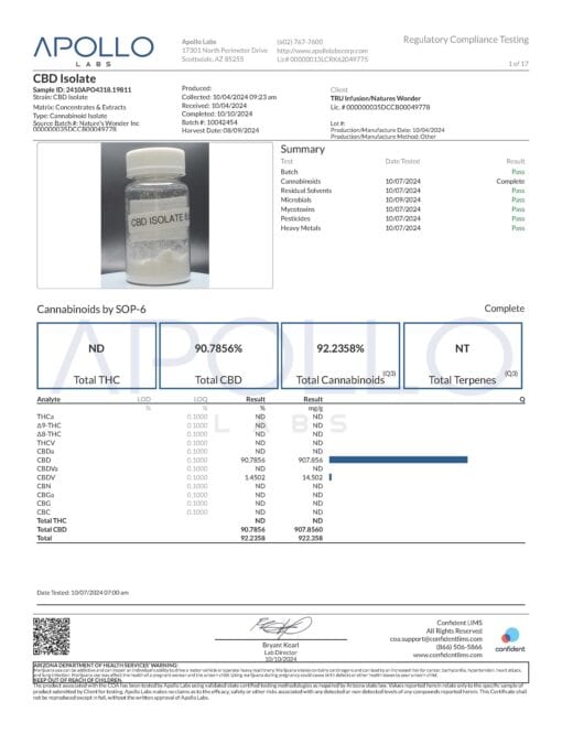 Plant Power 1000mg CBD Isolate - 1 Gram - Image 2