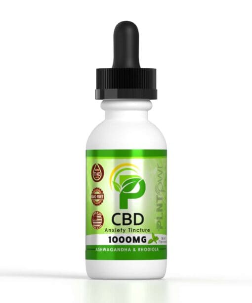 Plant Power 1000mg CBD for Stress and Anxiety