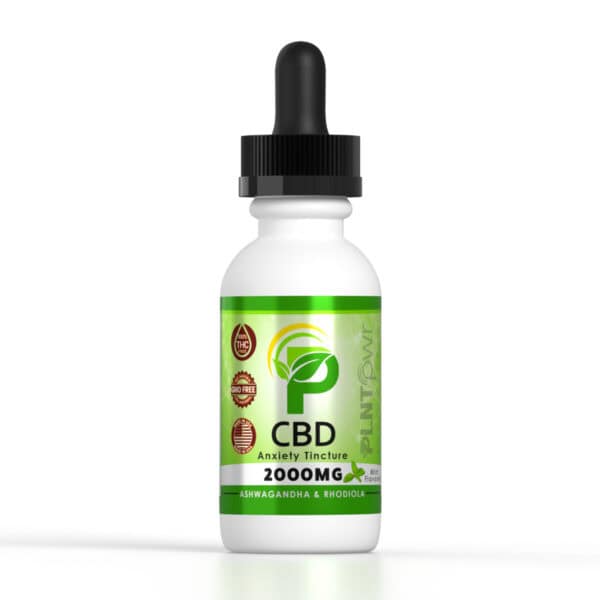 Plant Power 2000mg CBD for Stress & Anxiety