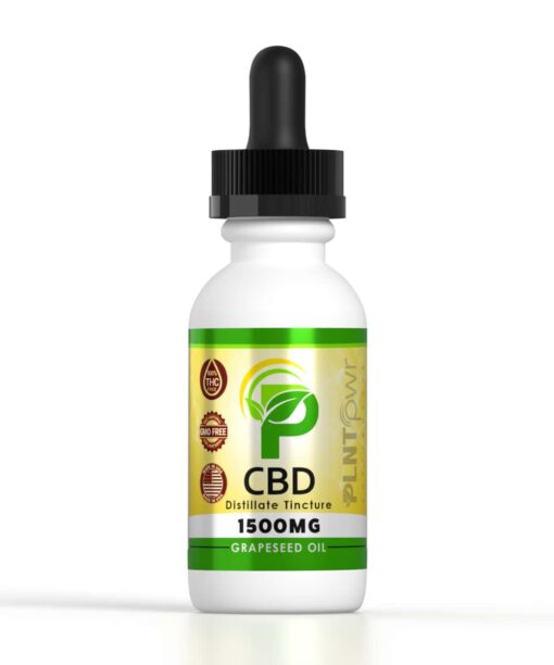 Plant Power Grapeseed Based 1500mg CBD Tincture