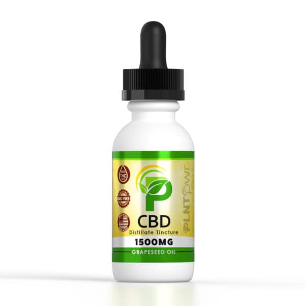 Plant Power Grapeseed Based 1500mg CBD Tincture