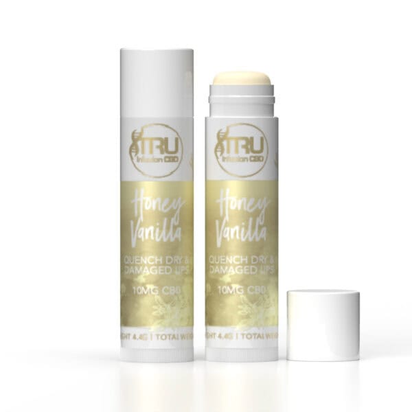 Tru Infusion 10mg Honey Vanilla CBD Lip Balm - Image 2