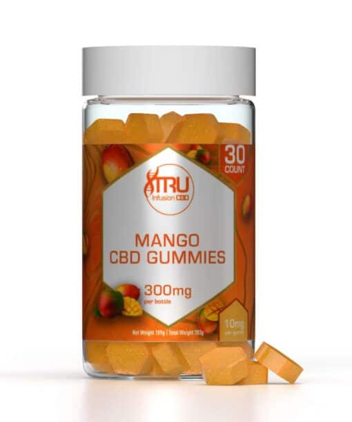 Tru Infusion 10mg Mango CBD Gummies - 30 Count