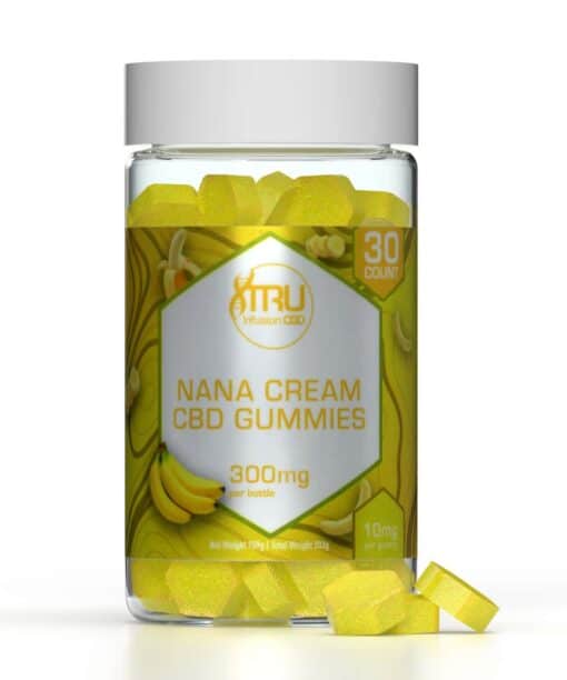 Tru Infusion 10mg Nana Cream CBD Gummies - 30 Count