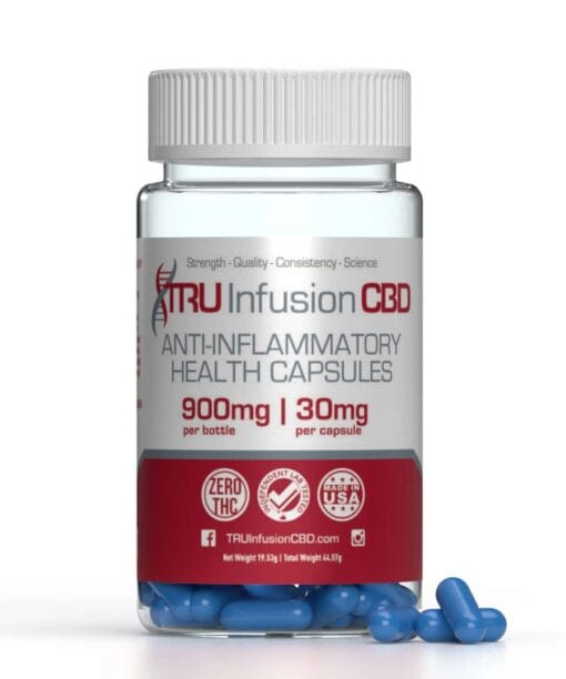 Tru Infusion Anti-Inflammatory Health 30mg CBD Capsules