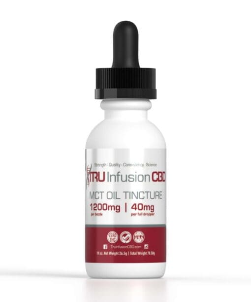 Tru Infusion MCT Based 1200mg CBD Tincture