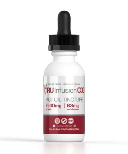 Tru Infusion MCT Based 2500mg CBD Tincture