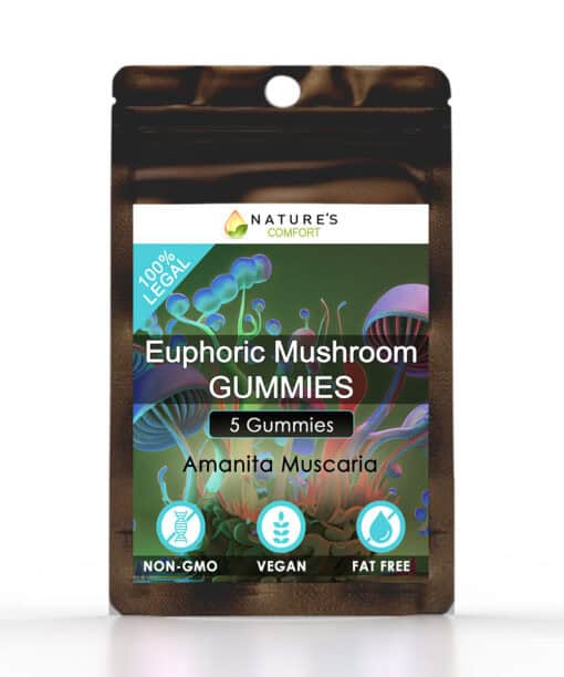 Nature's Comfort Amanita Muscaria Euphoric Mushroom Gummies