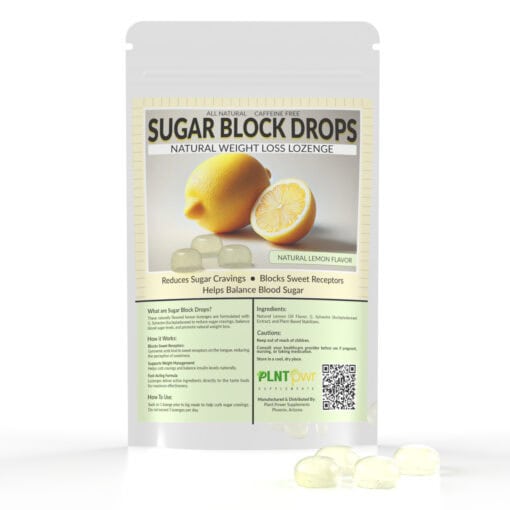 Plant Power Sugar Block Drops - Natural Weight Loss Lozenge