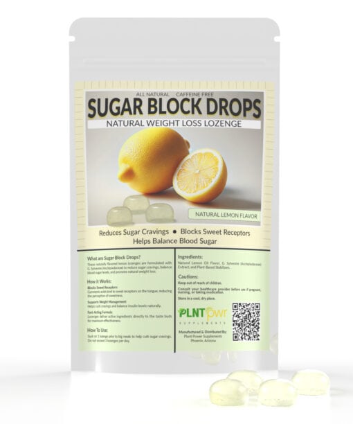 Plant Power Sugar Block Drops - Natural Weight Loss Lozenge